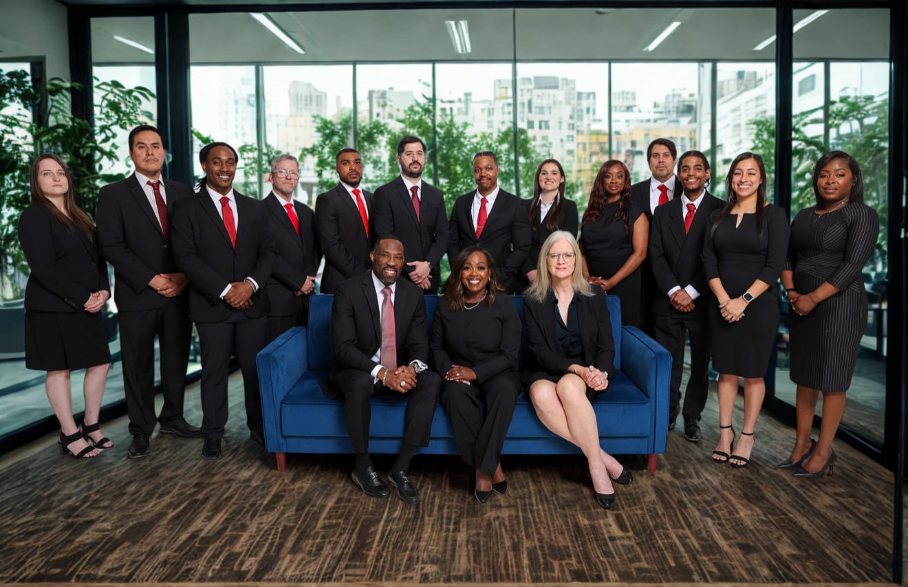 The attorneys and staff of L and L Law Group, PLLC at the firm&rsquo;s Frisco, Texas office
